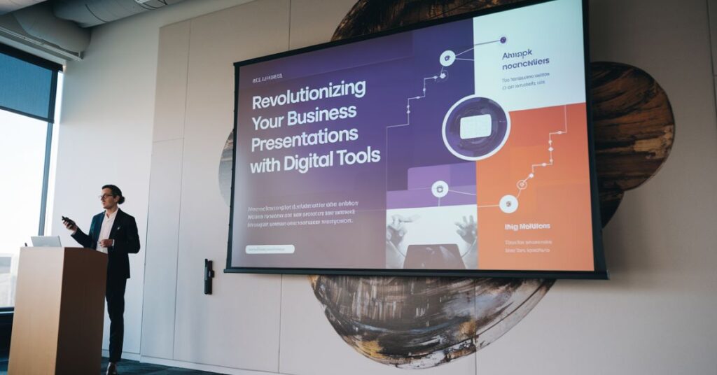 Revolutionizing Your Business Presentations with Digital Tools. Using digital tools to create dynamic presentations and interactive content helps improve communication and marketing.